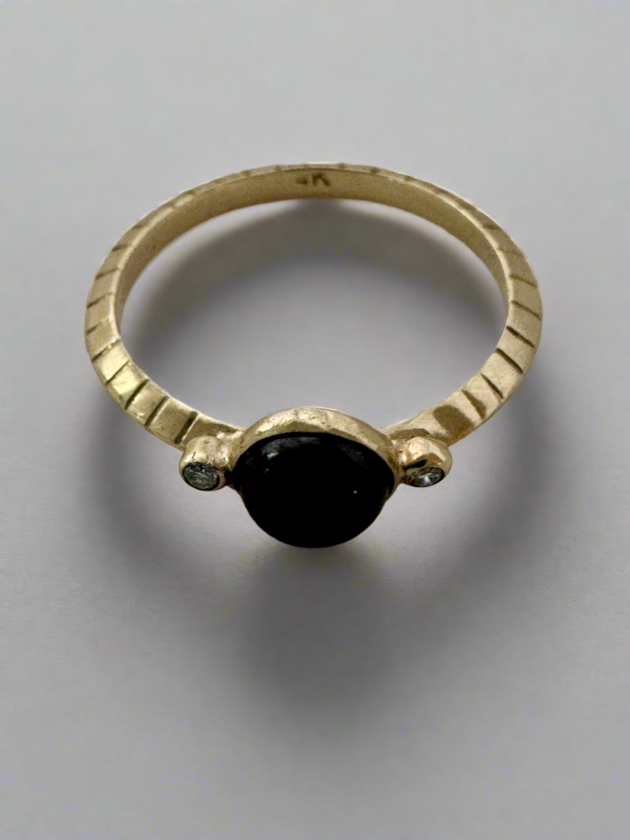 Juniper Ring |14k Gold | Ruby & Natural Diamonds