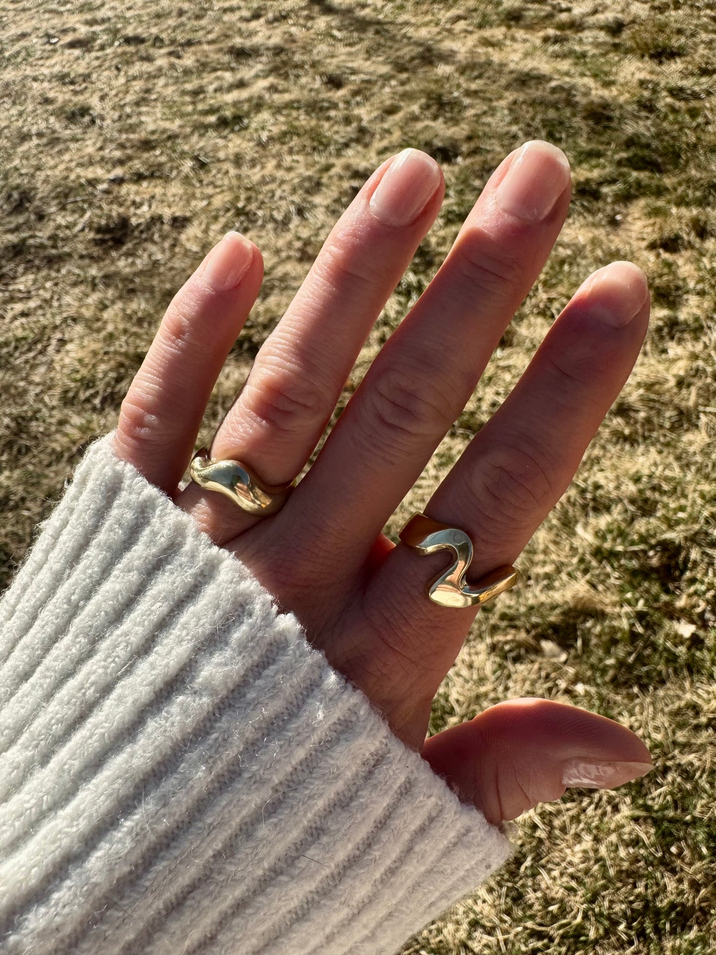 Curvy Band | Bronze & Silver