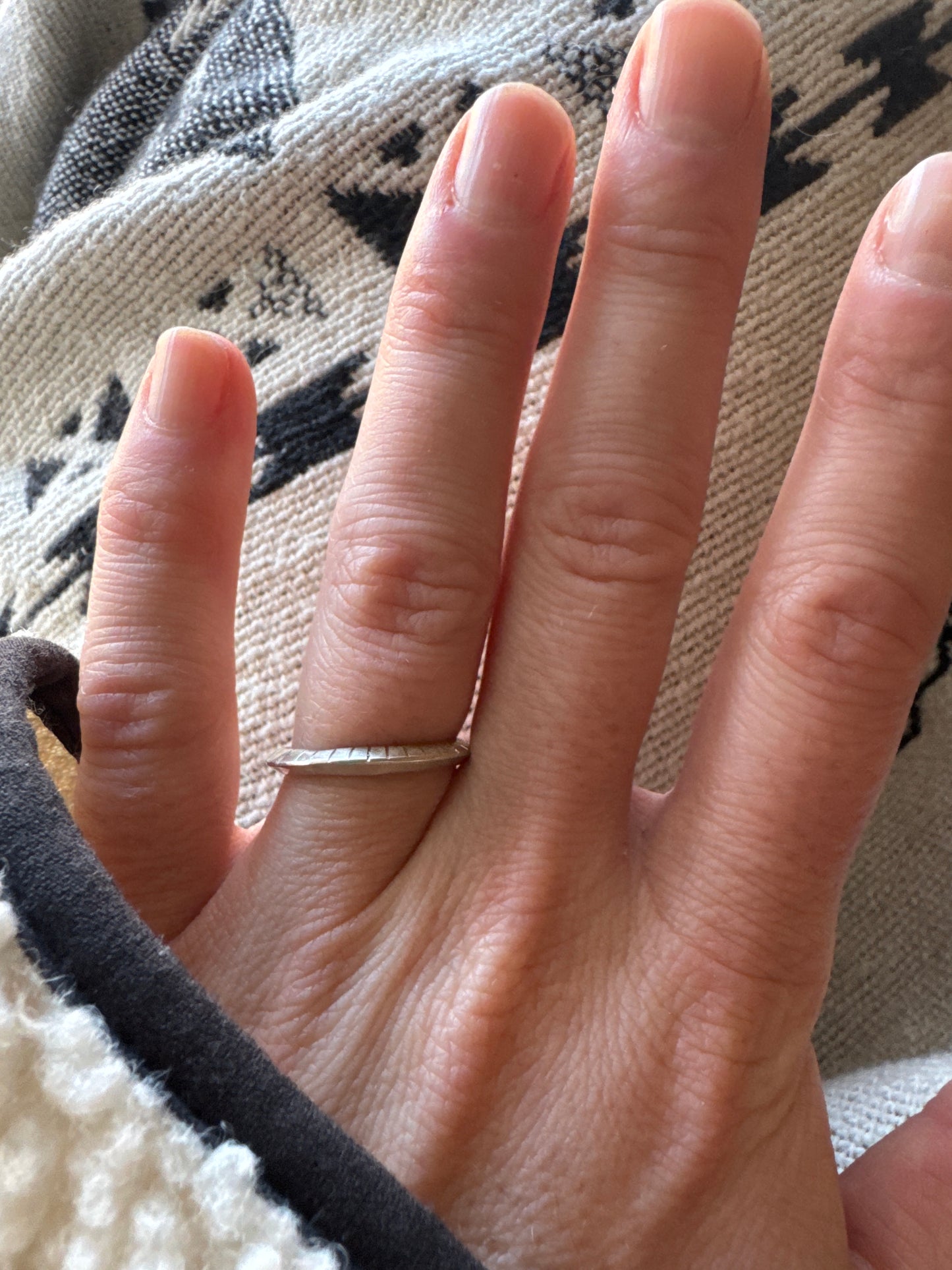 Arête Thin Band | Silver