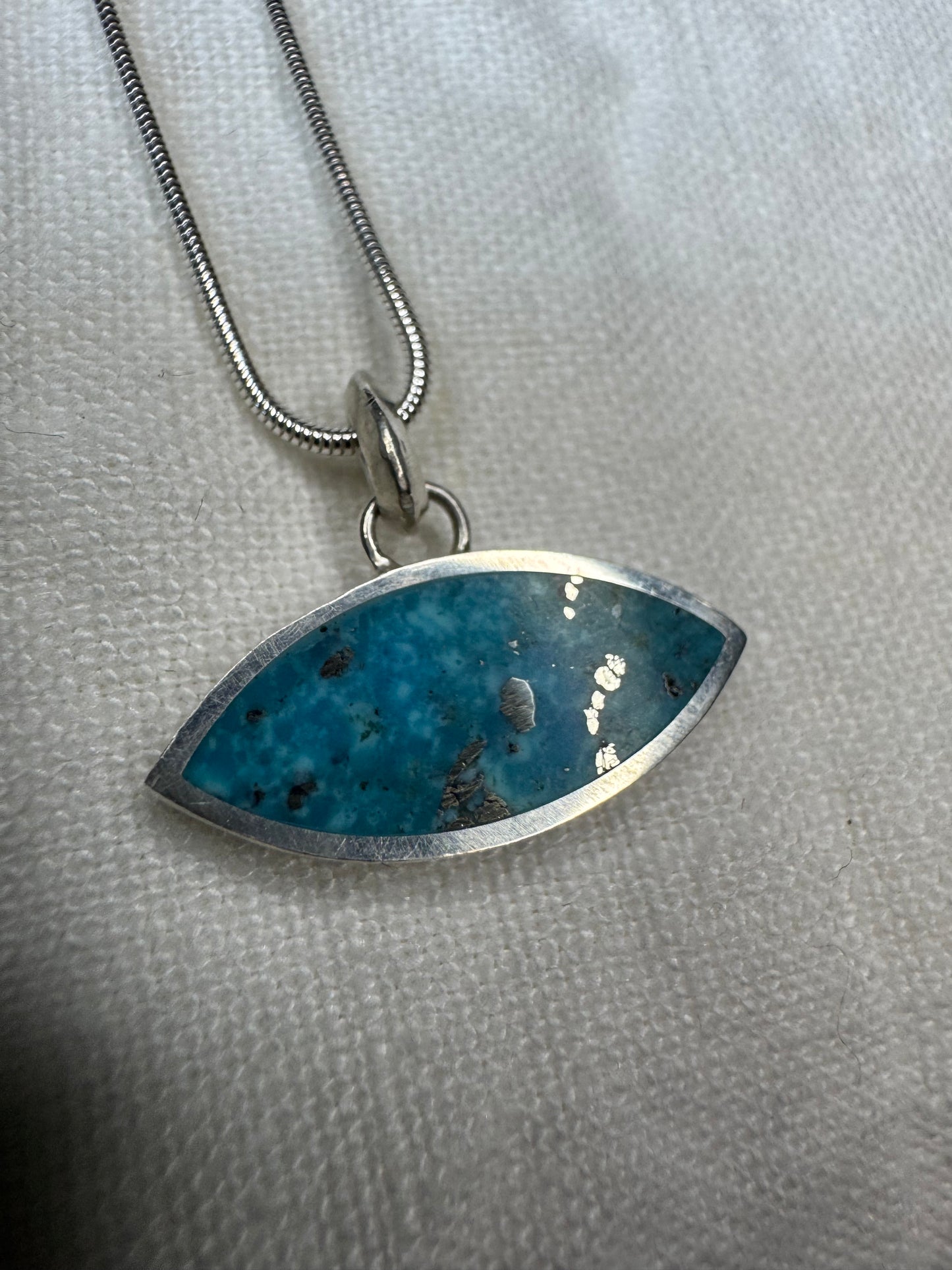 Ojo Necklace | Silver | Ithaca Peak Turquoise