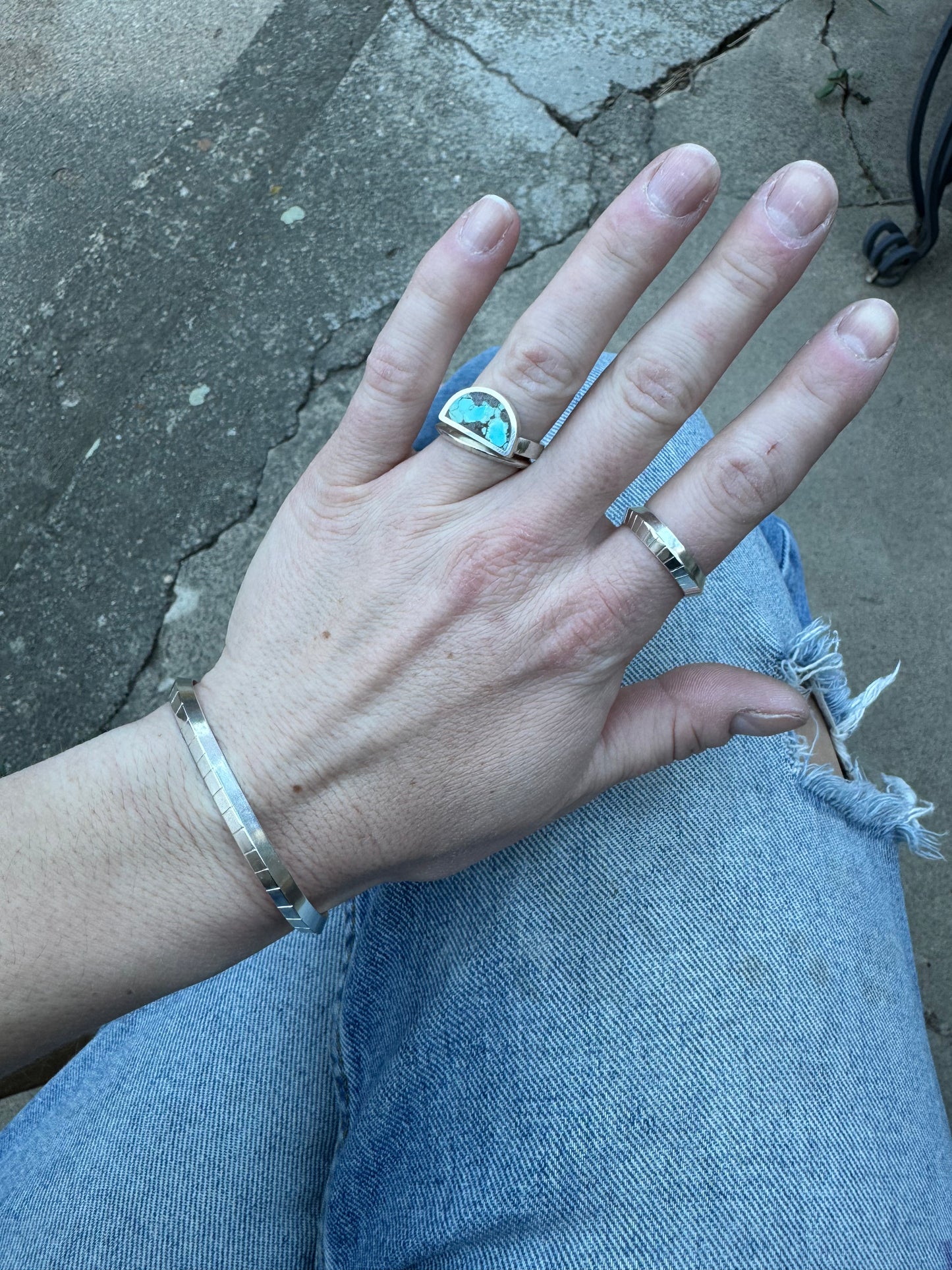 Arête Wide Band - Silver