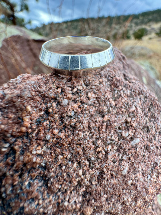 Arête Wide Band - Silver