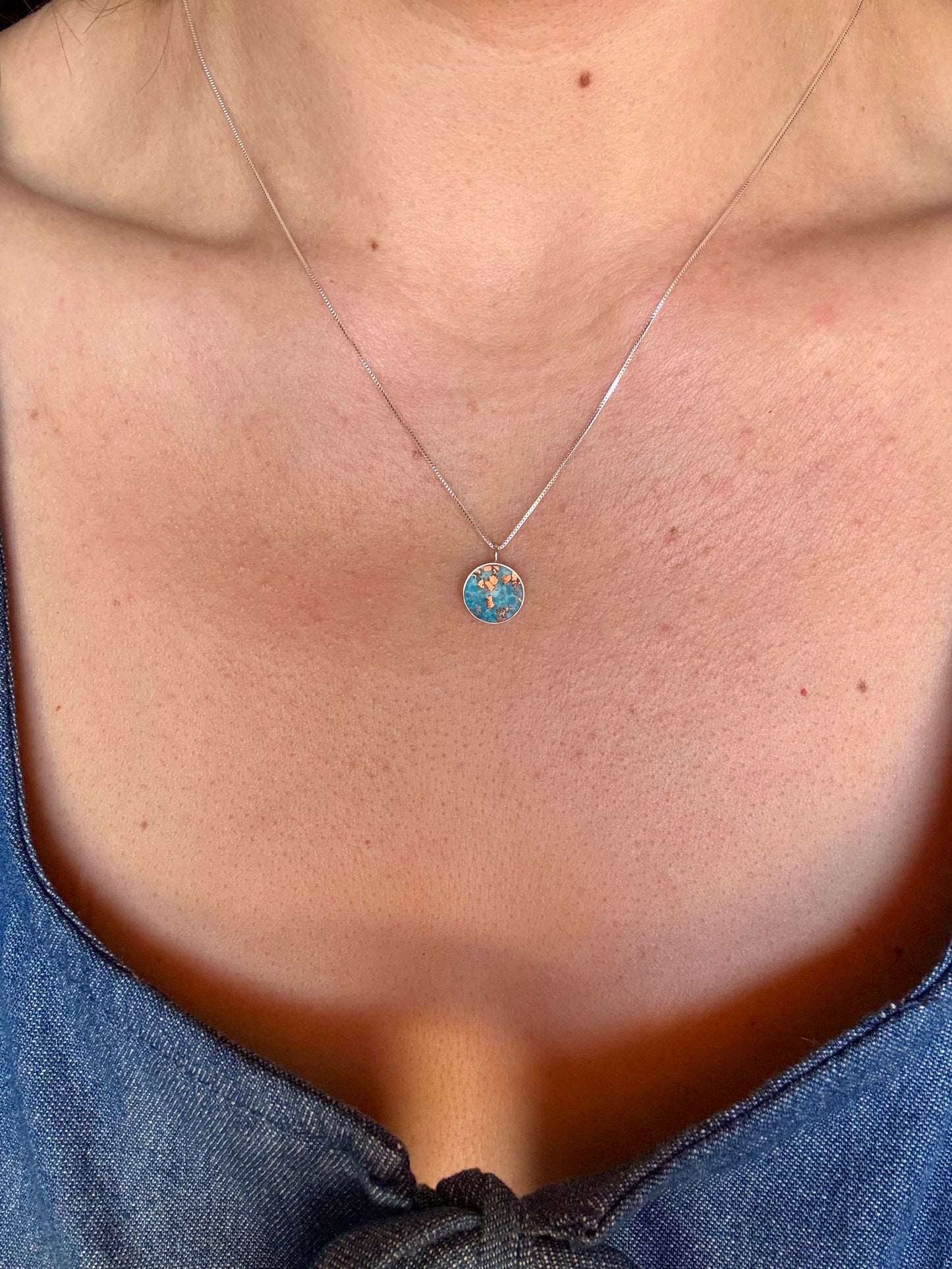 Eclipse Necklace | Silver | Ithaca Peak Turquoise