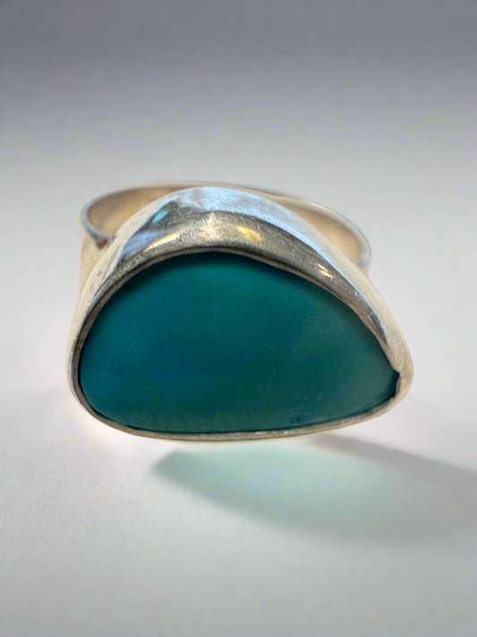Turquoise Cabochon Ring | Size 6.5